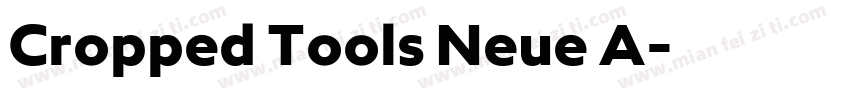 Cropped Tools Neue A字体转换